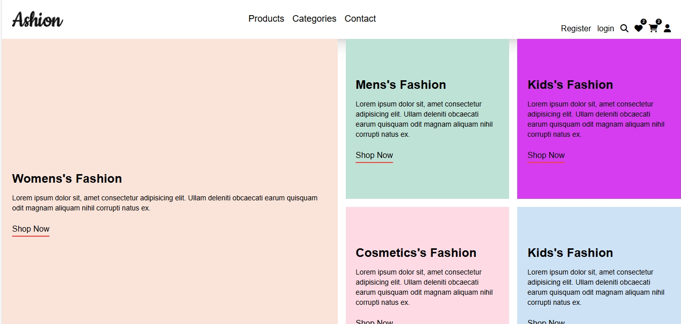 Ecommerce Web App